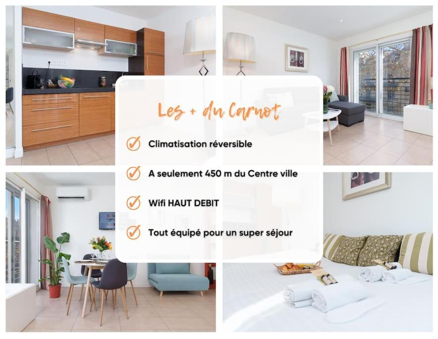 Le Carnot By Apirent #Centre-Ville #Climatisation #Wifi คานส์ ภายนอก รูปภาพ